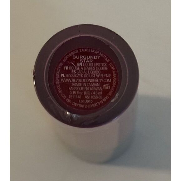 Revolution Matte Bomb Burgundy Star Liquid Lipstick 0.15 fl oz NWOB - Picture 3 of 3